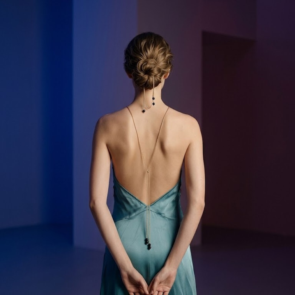 Mint Market Teal V-Neck Halter Midi Dress with Contrasting Waistband